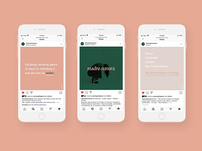 madre natura brand rollout branding branding design layout social media socialmedia typography