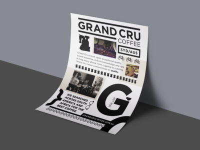 Grand Cru design layout branding typography