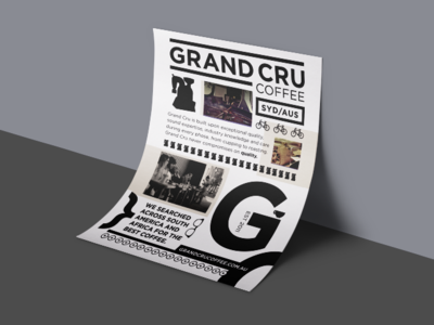 Grand Cru branding design layout typography