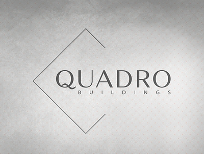 Quadro Buildings brand branding creative design designer dweet design europe identity logo uk