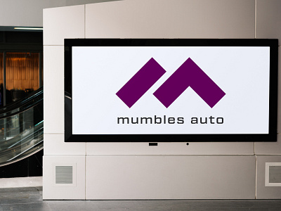Mumbles Auto auto brand branding creative design designer dweet design europe identity logo mumbles mumbles auto uk