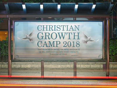 Christian Growth Camp 2018 camp christian creative design designer dweet design flyer growth inside mind poster