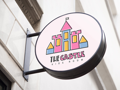 The Castle brand branding castle creative design designer dweet design europe gbr identity kids room logo uk