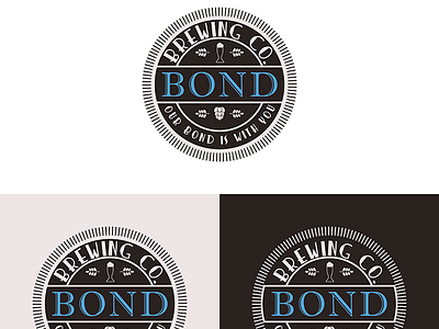 Bond Brewing Company Logo design illustrator logo logo design logo design concept vector