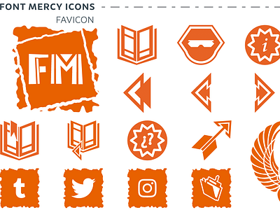 Find Mercy - Icon Set icon designs icon font illustrator style guide ui vector web design