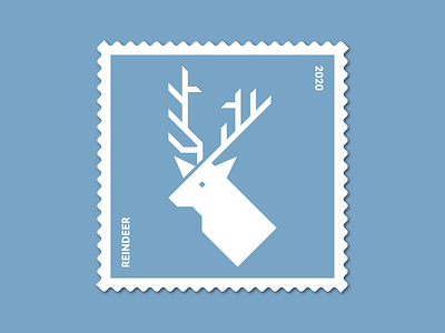 Reindeer christmas christmas list drop shadow graphic design logo design reindeer stamp typography