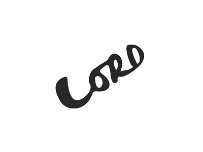 LORD Type flat graphic design illustration lettering logo logo design logos typography vector