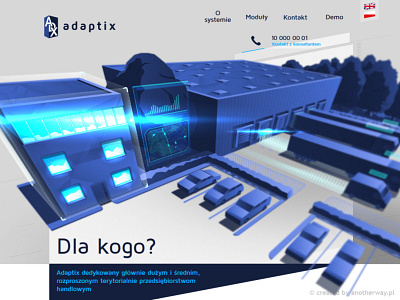 Adaptix 3/8 illustration logo visualidentification website