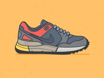 Lunarpegs illustration nikes shoes vector wishlist
