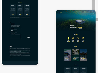 Underwater Drone - OPEN ROV deep blue deep sea drone underwater ux ux design