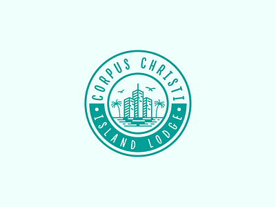 Corpus Lodge branding design flat illustration logo vector