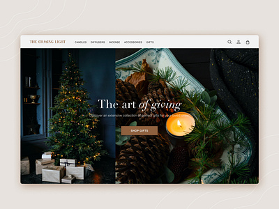 E commerce Landing Page | Christmas Theme