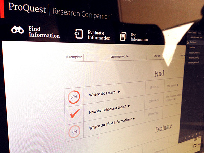 Research Companion Comp comp navigation ui web design