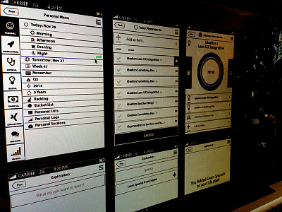 Wf pdp Concept application mobile wireframe