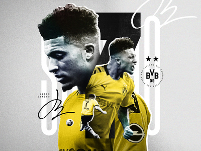 Jadon Sancho Layout art collage cutout editorial football football edit graphic design layout photoshop poster soccer soccer edit texture typography