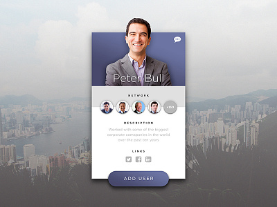  DailyUI #006: User Profile