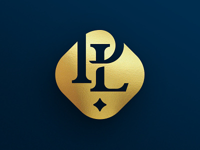 Monogram Logo WIP brand design gold icon letters logo monogram texture type typography uppercase wip