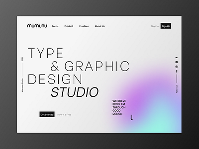 Graphic Design Studio - Landing Page 003