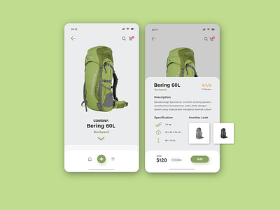 Consina Store Redesign app branding design flat identity minimal store app ui ux web website