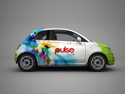 Car Branding for Pulse.ng branding car branding