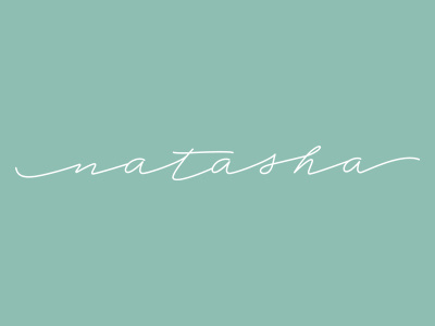 Natasha Bedingfield's New Logo calligraphy lettering logo moderncalligraphy monoline natashabedingfield script