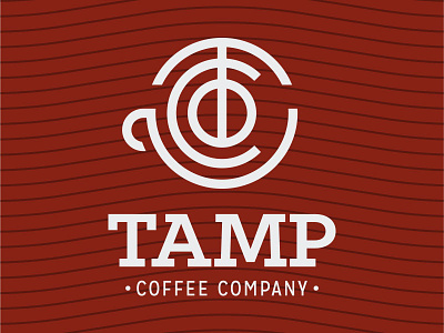 Tamp Coffee Co. logomark coffee shop logo logo logomark type typography