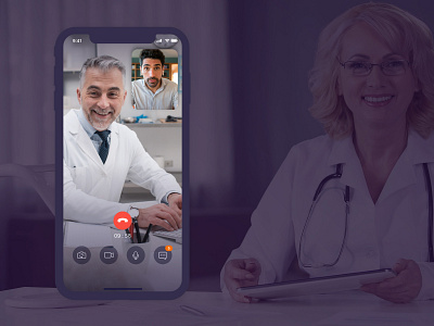 CarePassport App Calling - Message-page-6-video-chat appointment doctor healthcare hospital live chat massage chat medical care medical design patient ui ux video video calling video chat