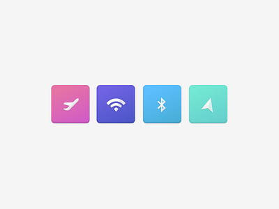 Icons for Settings almost flat bluetooth icons location plane settings wifi wireless
