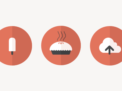 Food Icons flat food icons