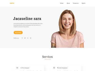 personal website exploration by Nabil mahmud on Dribbble
