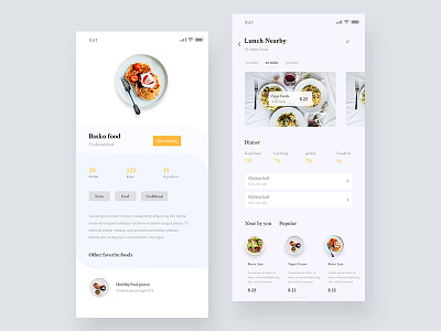 Food App Concept 01 by Nabil mahmud on Dribbble