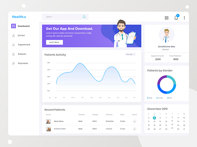 Hospital Management Dashboard