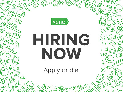Vend Senior Designer - Apply or Die. designer hire hiringnow senior