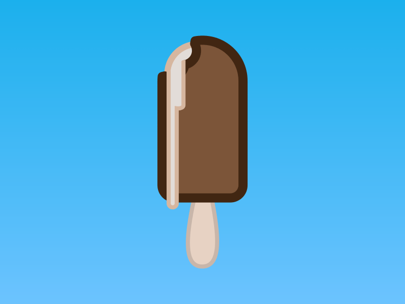 Fudge-y Pop chocolate creamy frozen fudge motion graphics popsicle summer