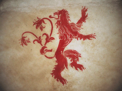 The Rains of Castamere castamere game of thrones got house reyne ink lion motion graphics red reveal reyne sigil