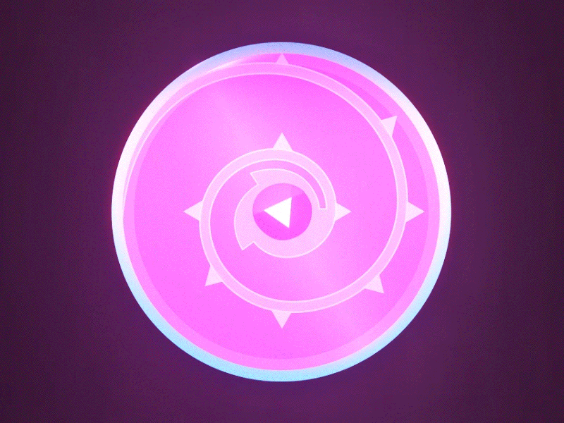Steven's Shield burst crystal crystal gems gemstone glow magic motion graphics quartz rose quartz steven universe