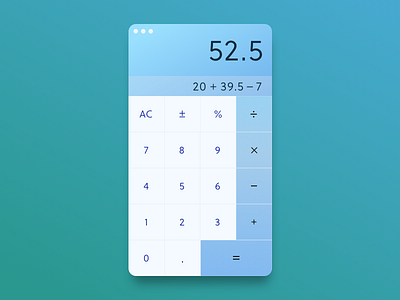 UI :: 004 - Calculator