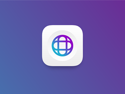 UI :: 005 - App Icon app astronomy gradient horizon icon space ui