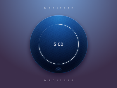 UI :: 014 - Countdown breathe budhhism count counting meditate meditation numbers time timer ui zazen zen