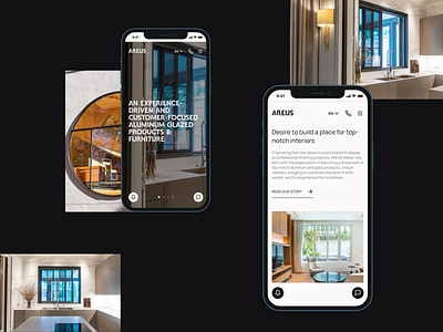 AREUS ATELIER - website design