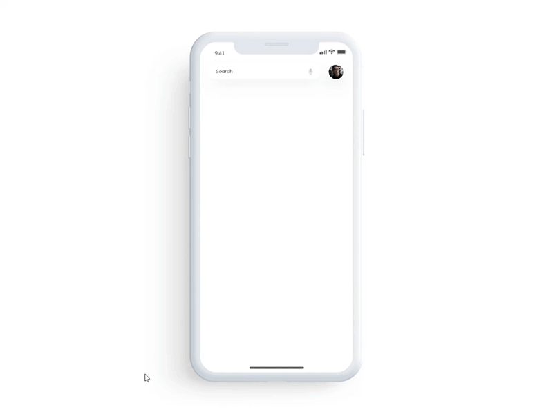 Daily UI 004: To-do app in action aniamtion app clean design interaction iphone list minimal to do ui ux white