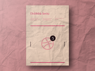 3 Dribbble Invite