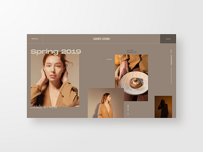 Lacarte levenge homepage branding clean collection design fashion interior design landing page minimal typography ui ux web