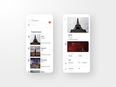 Booking flight interface booking clean design flight app iphone minimal typography ui ux