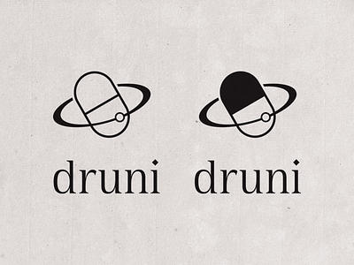 Druni art branding clean design icon illustration lettering logo minimal type typography vector