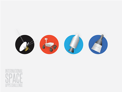Space Apps Icons app icons illustration nasa space vector