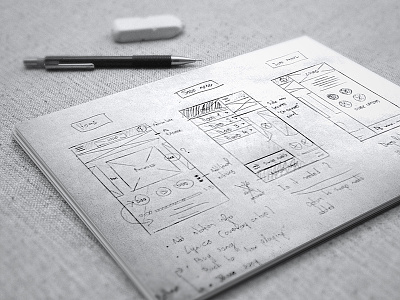 App design | Phase 1: Sketching