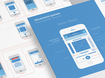 App design | Phase 2: Wireframes app ios iphone kickpush mobile process userflow ux wireframe