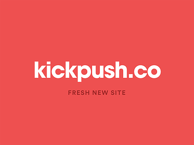 Kickpush.co is live agency app branding colour kickpush portfolio red ui ux vr website