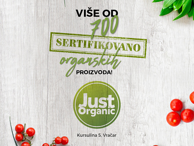 Organic post branding design graphic design marketing social media typography vegan vegetarian